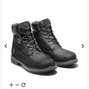 Timberlands, black suede, size 8